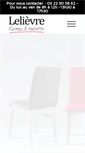 Mobile Screenshot of chaises-lelievre.com