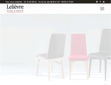 Tablet Screenshot of chaises-lelievre.com